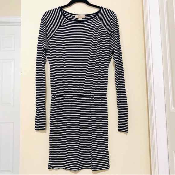 MICHEAL KOR•long sleeve striped dress - Picture 2 of 4